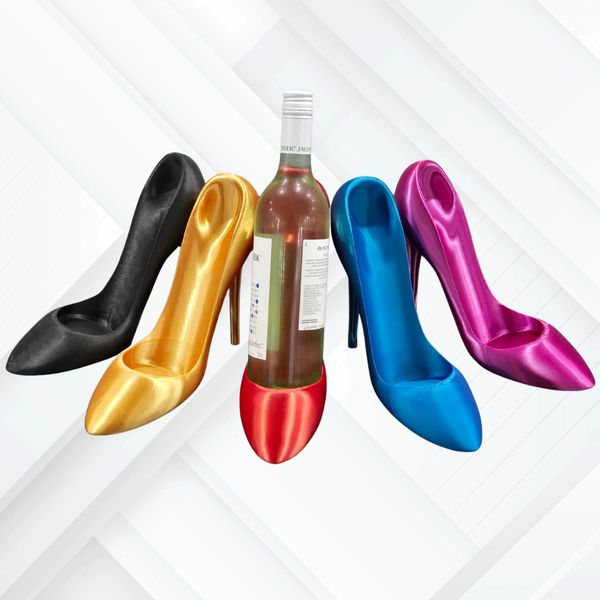 Stiletto Shoe Wine Bottle Display