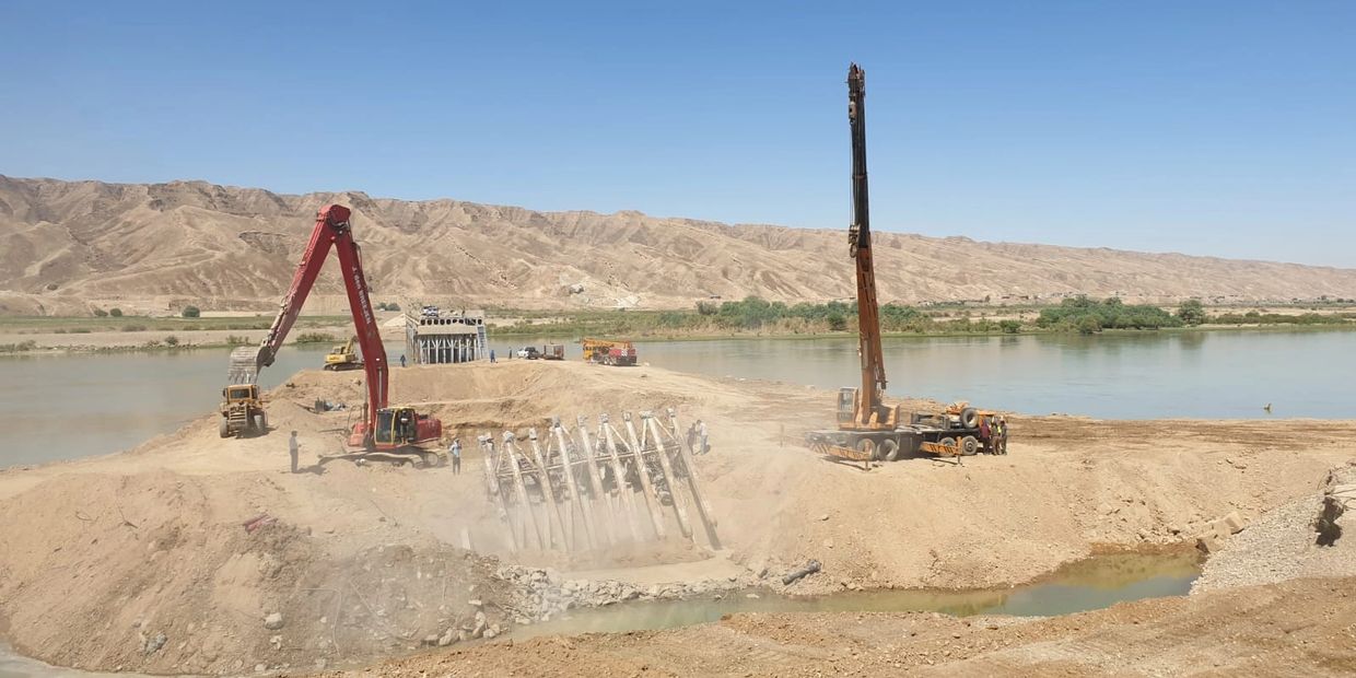 Makhoul Dam Service Bridge Preparations