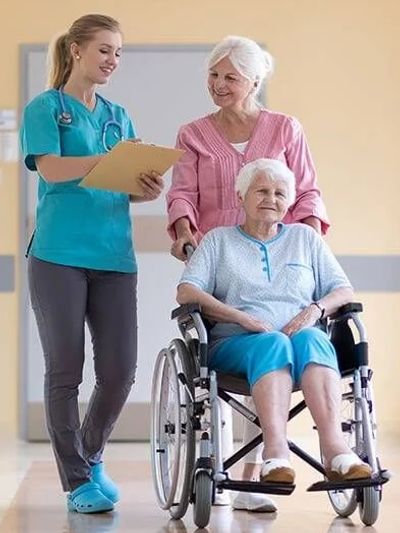 Discharge client form hospital to homecare agency in Crofton Maryland