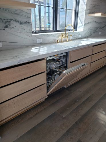 Dishwasher with custom finish