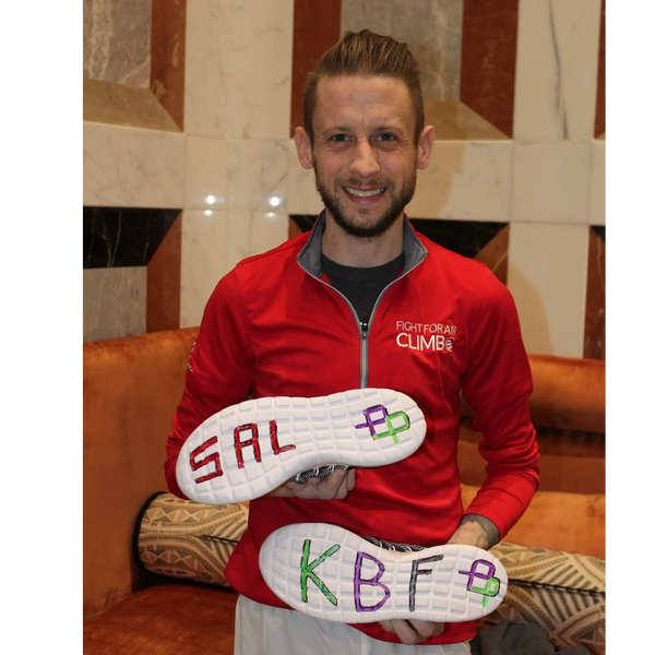 Kyle Bailey at the American Lung Association Fight for Air Climb event. (2020)