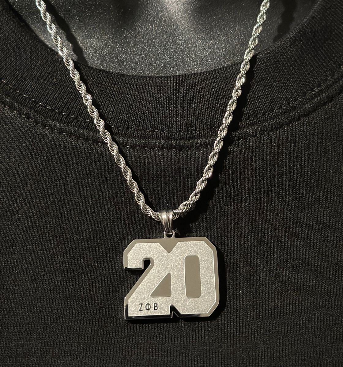 Zeta Phi Beta 20 Necklace