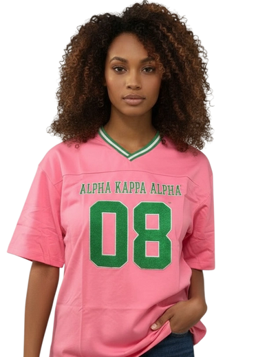 Alpha Kappa Alpha Chenille Football Jersey