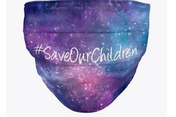 #SaveOurChildren Galaxy Face Mask