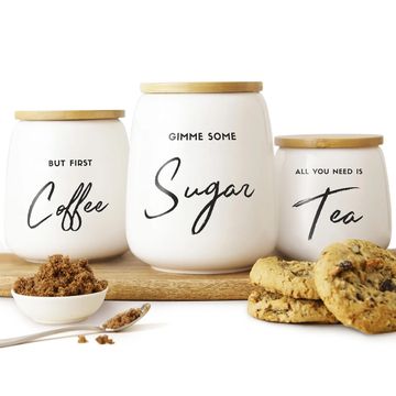 Fifth Fork Large Cookie Jars for Kitchen Counter with Airtight Lids