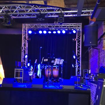 STAGE AND LIGHTING AND SOUND INSTALL 2025 @ STATION142 WEST CHESTER PA