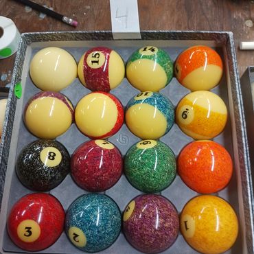 Like New Aramith Stone Pool Balls
