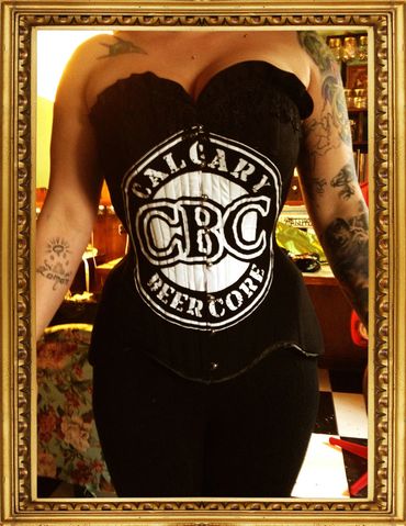 Faster Pussycat with teeshirt overlay and ruffle trim