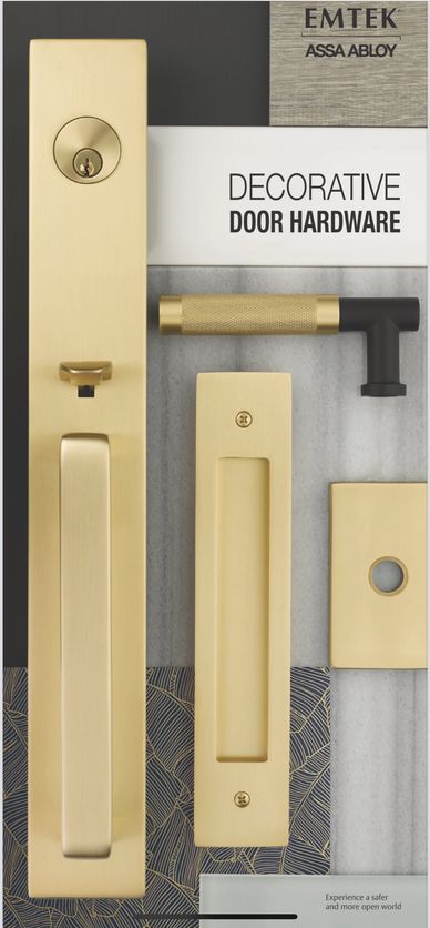 Quality door hardware-gold 