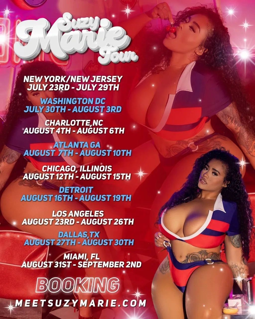 Suzy Marie Tour dates and booking information.