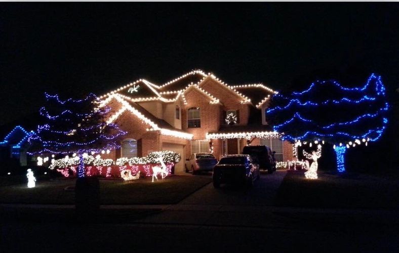 Christmas Lights - installed by Preferred Lawn Care
