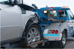 wrecker hauling car away threw cash for cars program