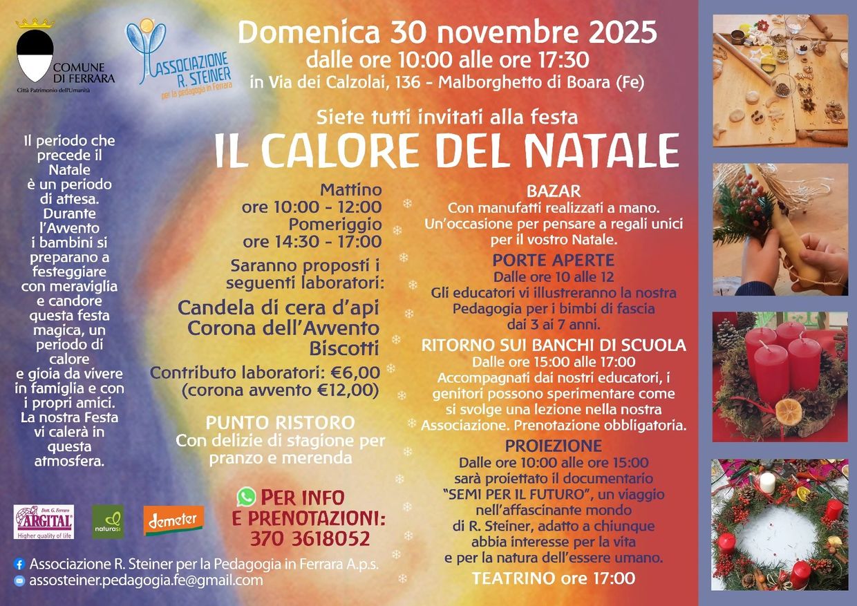 Evento natalizio "Il Calore del Natale" a Boara, 30 novembre 2025.