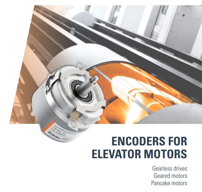 Encoders for Elevator Gearless Drives Geared Motors Pancake