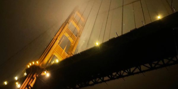 Golden Gate Bridge from below