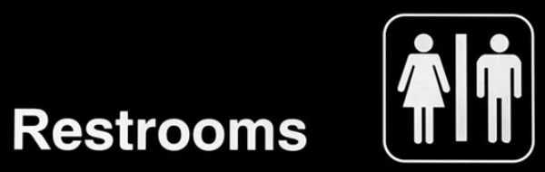 restrooms 