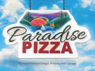 Forest Lake Road Studio provides 3D and handmade signage that is so much better than flat.