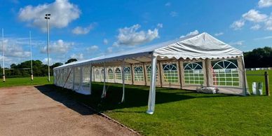 We have a 5m x 20m marquee available for your events. If you are looking for undercover space for yo