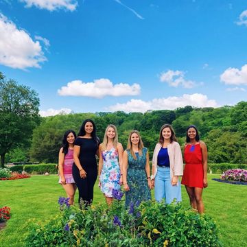 Group of midlife women smiling 