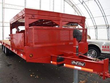 Trailer with Racking.