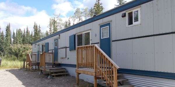Parking lot view looking Northeast