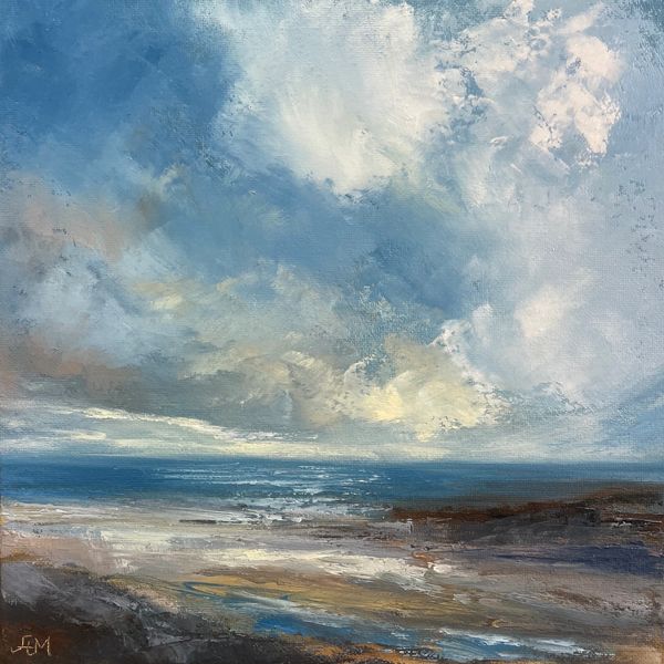 north yorkshire seascape oil painting
