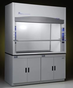 8' Protector Premier fume hood assembly, laboratory, Labconco 100800000, base cabinet, Rediship