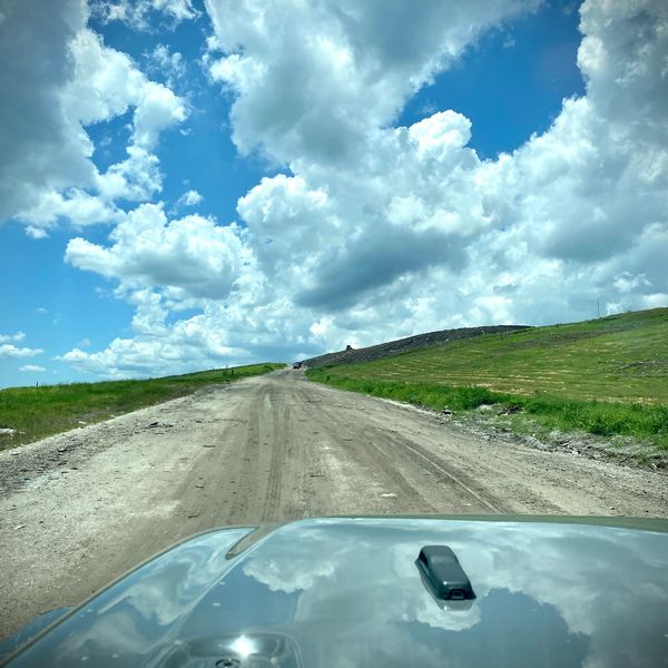 Driving to the top of the landfill. Haul Away 561 - Junk Removal (561) 247-1180