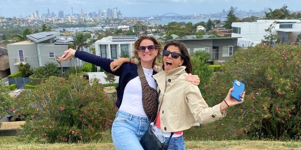 Guests from Europe enjoying a customised tour to Sydney's Eastern Suburbs. 