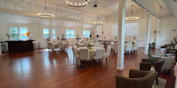 Beautiful, clean, elegant open space for your wedding reception, birthday, shower.