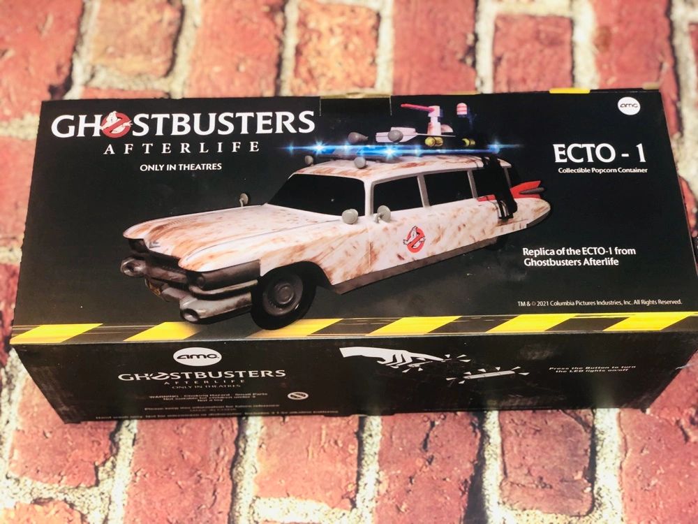 AMC Ghostbusters Ecto1 Popcorn Bucket with lights