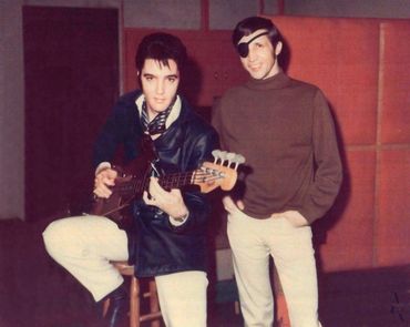 Elvis Presley and Bobby Wood.