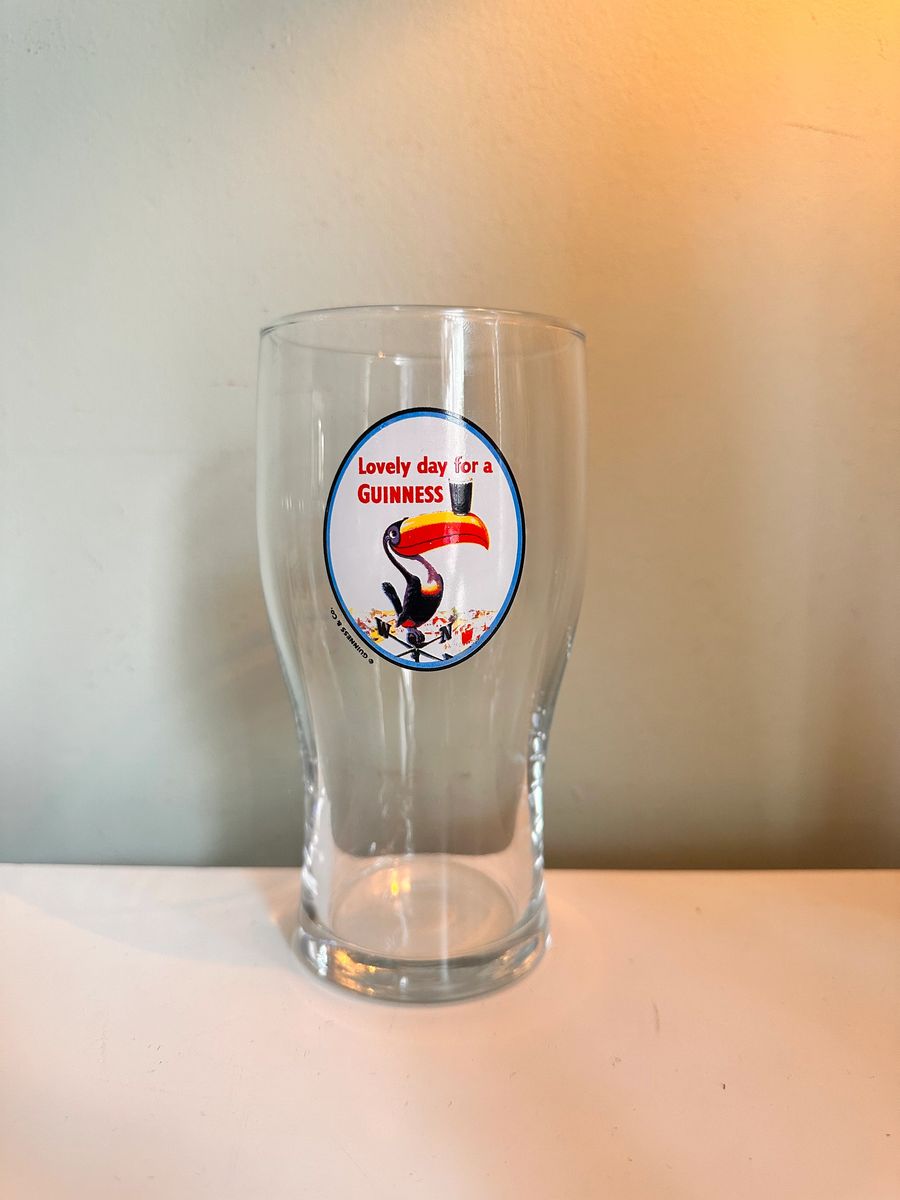 Verres à Bière Guinness Toucan | Lot De 2 - 590ml - Design Iconique - Cadeau Pub Irlandais