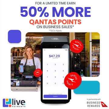 QANTAS REWARDS POINTS WITH LIVE PAYMENTS