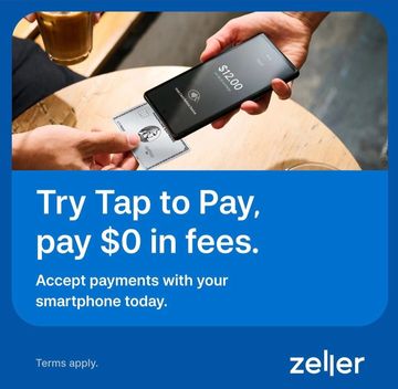 zeller tap to pay for iphone and android