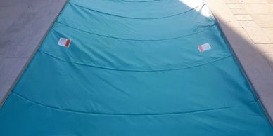 rectangle pool with pool cover
