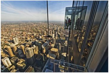 view of city from above