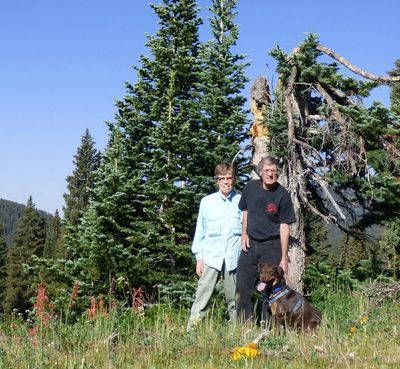 Katherine and Joseph Colwell exploring Colorado high country.