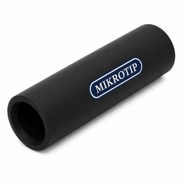 Black cylindrical foam roller with MIKROTIP logo.