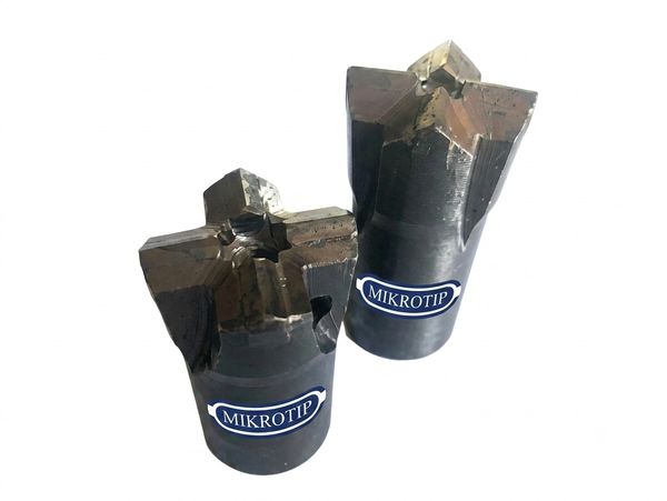 Two MIKROTIP branded industrial drill bits.