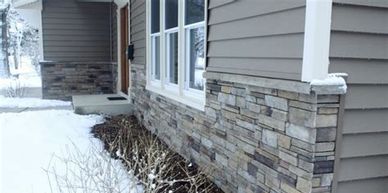 Veneer siding, siding, new construction, Cedar Rapids, Ia.