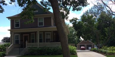 Exterior house painting, Cedar Rapids, IA