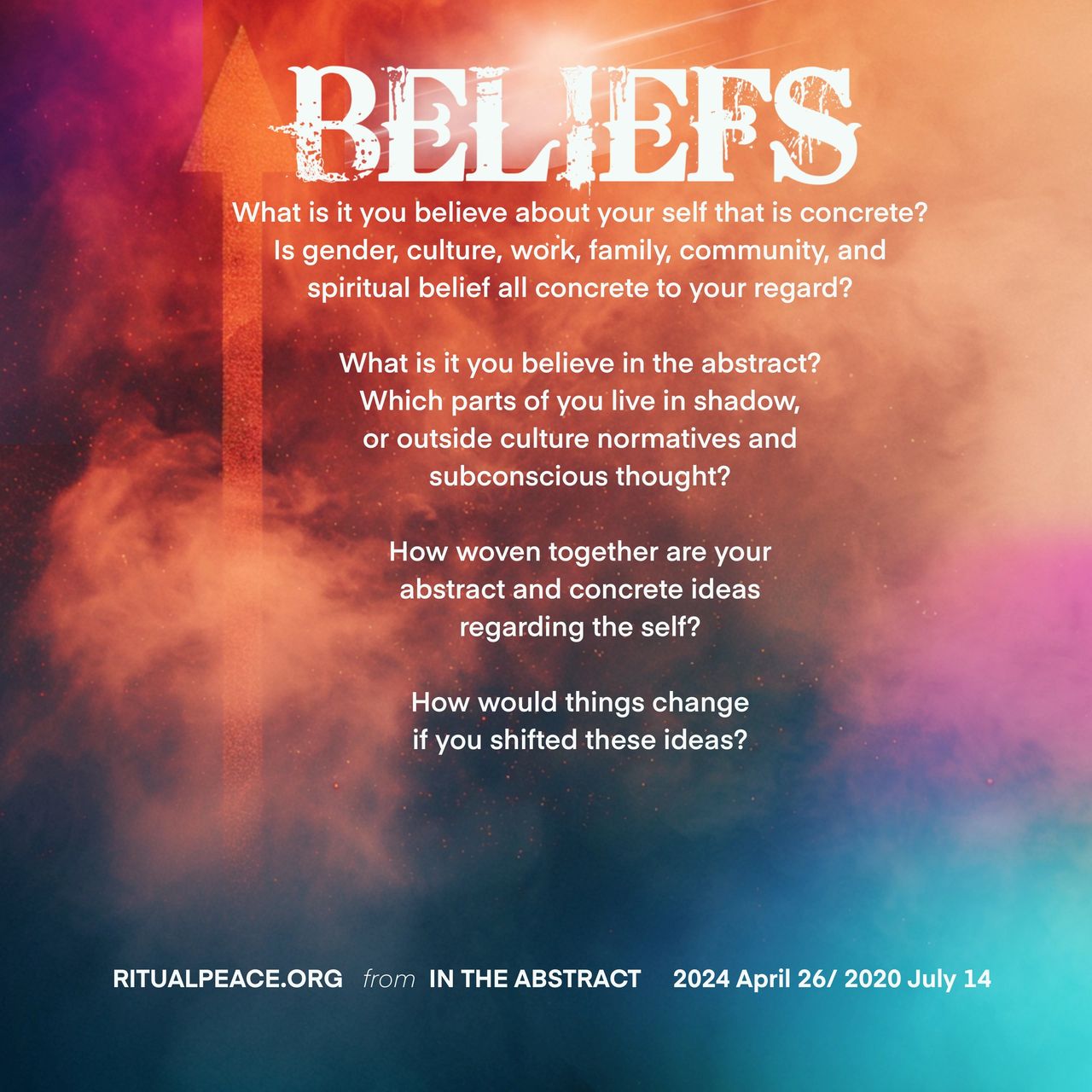 BELIEFS, SHIFTING, CONCRETE VERSUS ABSTRACT