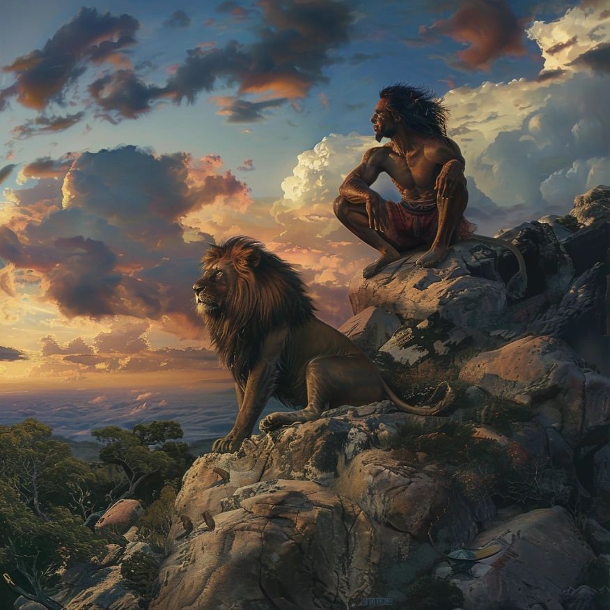 THE PALADINS, ACTION, CONSISTENCY, PATIENCE, HERO, MOUNTAIN, LION, SUNSET THE PALADINS, ACTION, CONSISTENCY, PATIENCE, HERO, MOUNTAIN, LION, SUNSET