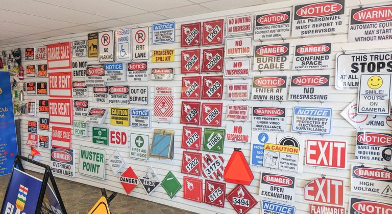 Compass Sign And Safety Signs Safety Clothing Traffic Signs