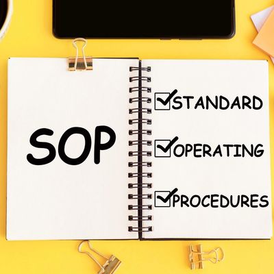 SOP notebook binder clips
