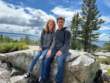 A quick stop at a look out near the Agawa Islands
