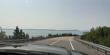 The stunning views of Lake Superior