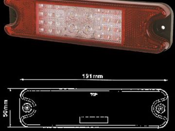 KJ-J8106LED/10-30. STIR – 7.5” LED Combination Rear Light