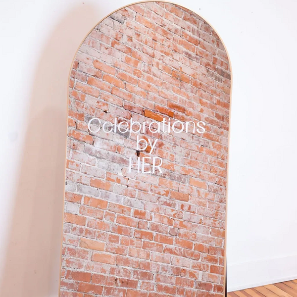 Celebrationsbyher.com personalized floor length mirror. DSM, IA